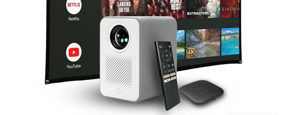 HP Projector presents the CC500 cinema package, a high-brightness FHD smart projector that brings immersive experiences to the home